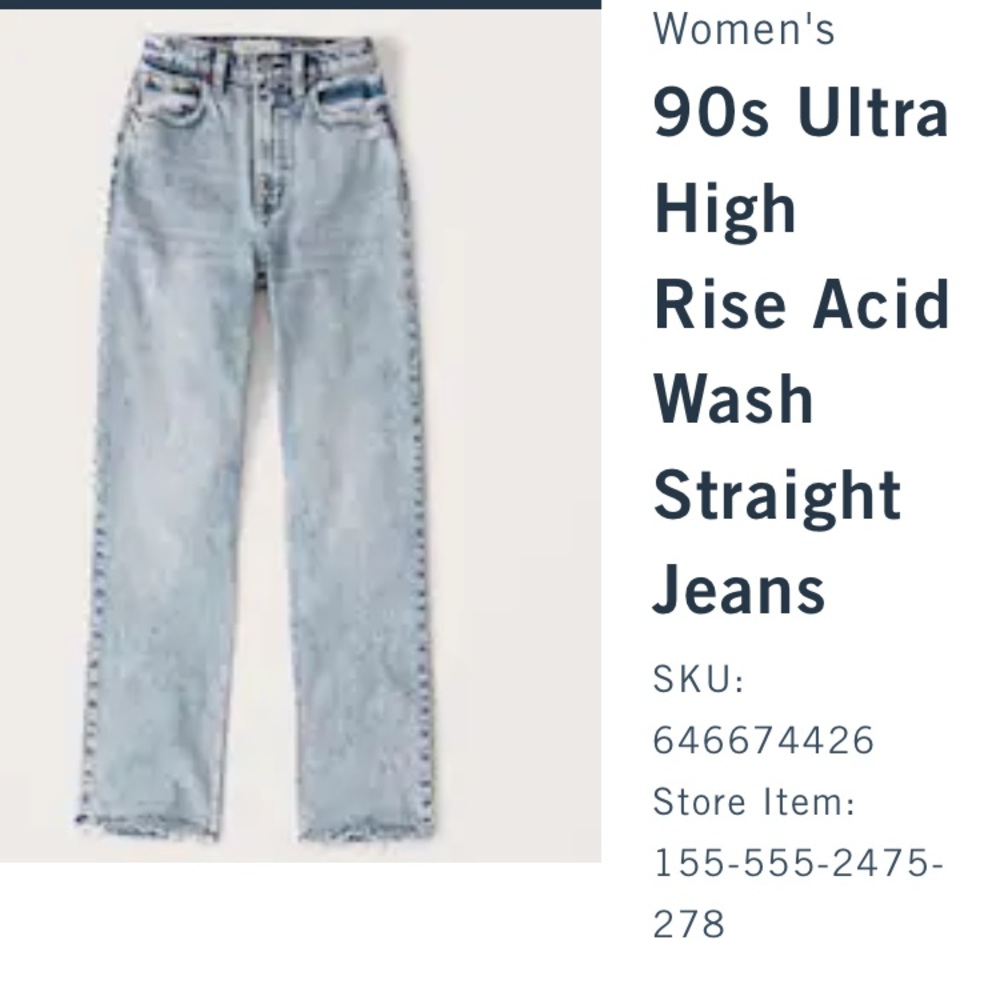 NWT Abercrombie & Fitch jeans